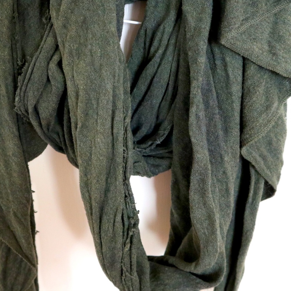Free People Olive Green Scarf